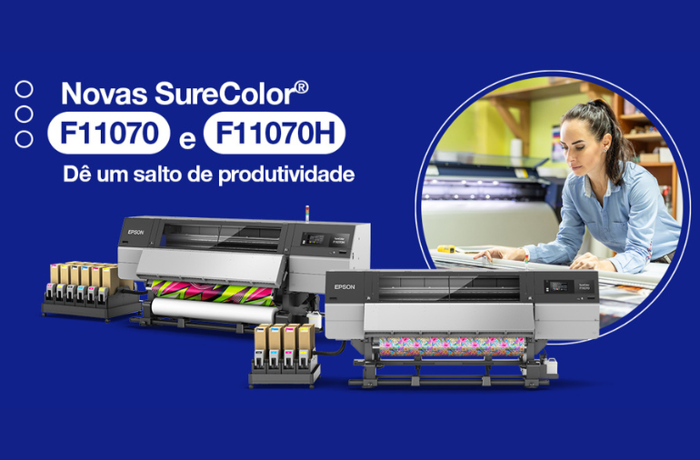 Epson: Impressora de Sublimação SureColor F11070H!