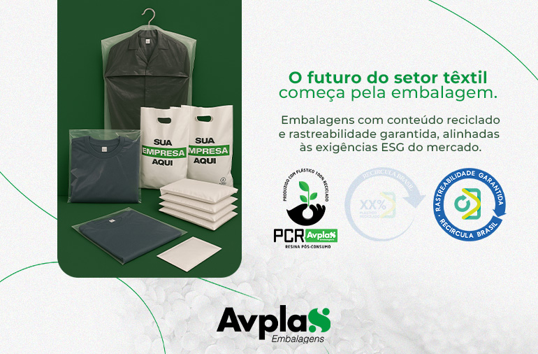 AVPLAS no Febratex Summit: Embalagens Sustentáveis com Selo de Rastreabilidade para o Mercado Têxtil
